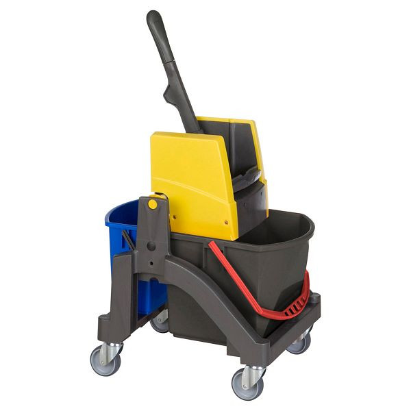 VERMOP natte poetswagen Aquva 1 X 17 L + 1 X 6 L emmer, 10349