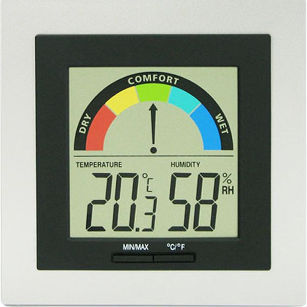 Technoline binnenklimaatstation, afmetingen: 88 x 88 x 14 mm, WS 9430