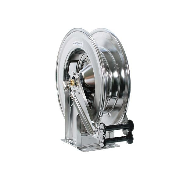 Ebinger slanghaspel OSM 500, RVS behuizing, medium: vet, zonder slang, 1.504.500