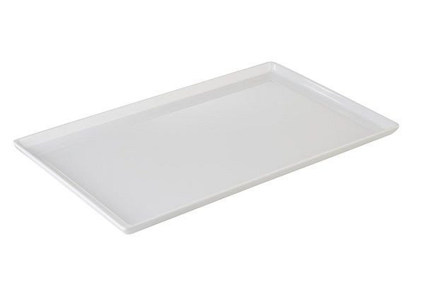 APS dienblad GN 1/1 -FLOAT-, 53 x 32,5 cm, hoogte: 3 cm, melamine, wit, 83923