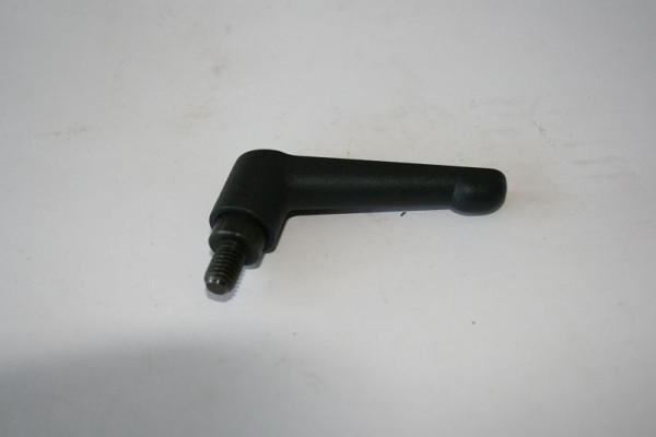 ELMAG klemhendel metaal, zwart, schroefdraad M8, 9801053