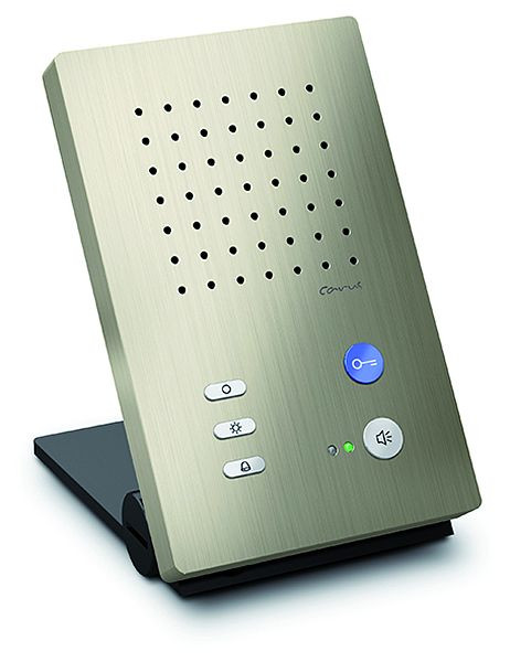 TCS audio binnenstation voor handsfree serie Carus ADAPTO, tafelapparaat champagne, CAI1010-0152