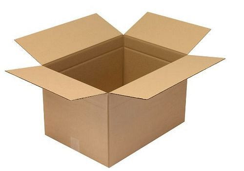 TransPak golfkartonnen vouwdoos 1-wandig, binnenmaat 500 x 370 x 310 mm, kwaliteit 1.30C, verpakking: 25 stuks, 299297