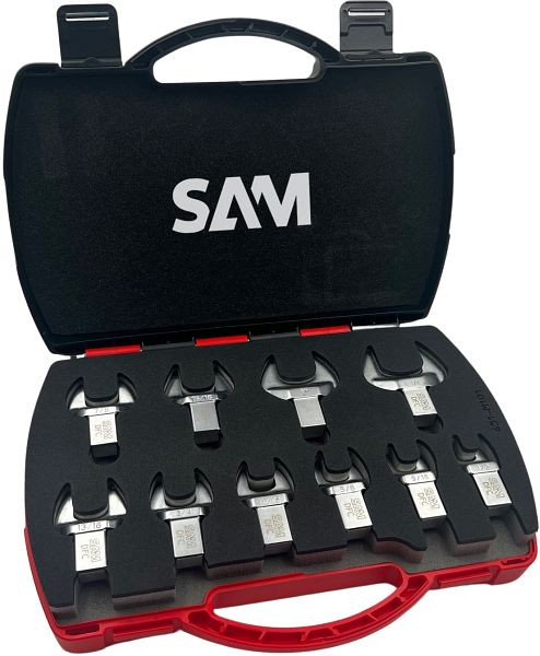 SAM gereedschapskist met 10 metrische inzetstukken met offset 14 x 18 MM, DFC-J10P