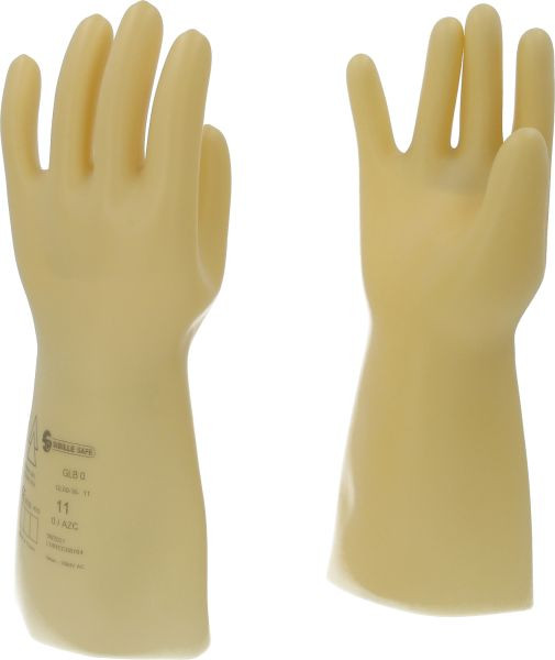 KS Tools Elektriciensbeschermhandschoen met beschermende isolatie, maat 11, klasse 0, wit, 117.0052