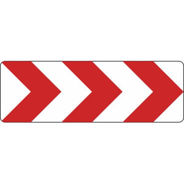 Stone HGS richtingsbord in bochten, naar rechts wijzend, 1500 mm / RA2 / platte vorm 3 mm, 625-21-123