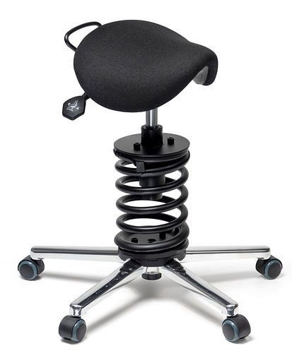 meychair laboratoriumkruk Assistant Pro, met veerzadel, met zitstopwielen, 294868