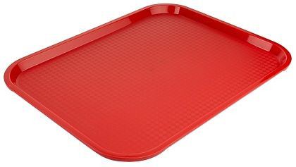 Contacto fastfooddienblad 45 cm rood polypropyleen 45x35 cm, 5353/001