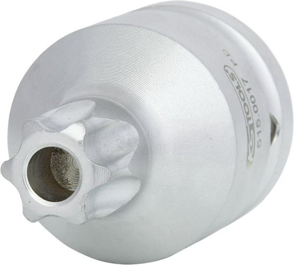 KS Tools Slag-bitdop 3/4" Torx met gat, kort, TB80, 515.0017