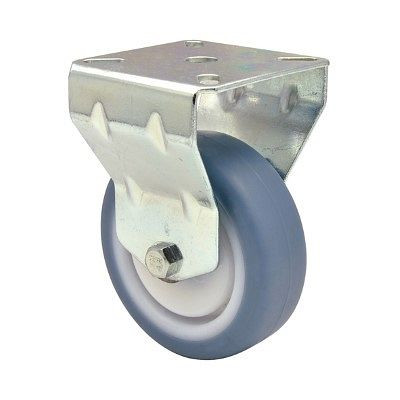 WAGNER toestel vast wiel DELUXE diameter 75mm, TPR, zacht, kogellager, FDS, draagvermogen 75kg, VE: 4 stuks, 23777601