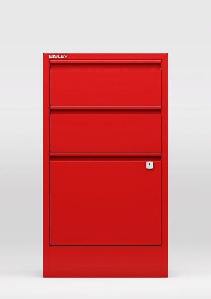 Bisley Home Filer, 2 universeel, 1 HR-lade, kardinaalrood, HF3670