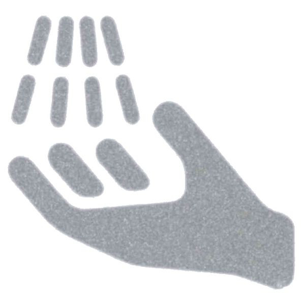 Wagner EWAR pictogram "Desinfectant" zilver, zelfklevend, 924558
