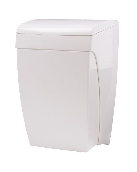 All Care PlastiQline afvalemmer 8 liter met kniebediening, kunststof wit, 5665
