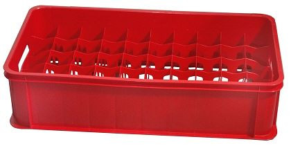 Contacto vitrinekast 50 vakken, rood, 2534/050