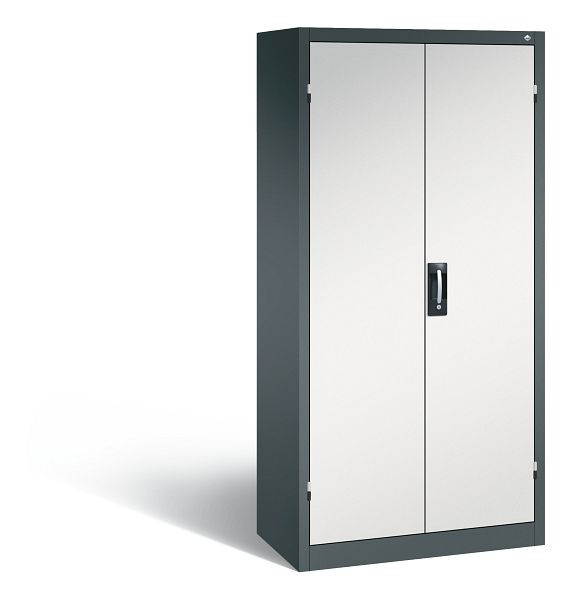 C+P accu laadkast serie 89, H1950xW930xD500mm, kleur: antracietgrijs/lichtgrijs, verzonken handgreep, 8921-05E3 S10007