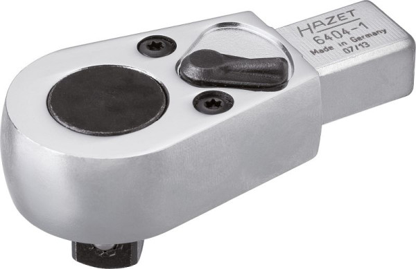 Hazet omkeerbare ratelinzet, vierkant inzetstuk 14 x 18 mm, massief vierkant 12,5 mm, reserveonderdelen: 6403-1/7, 6403-1/9, 6404-1