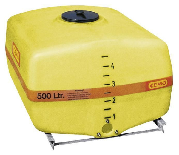 Cemo vat 500l, koffervormig, kort, compleet, 5944