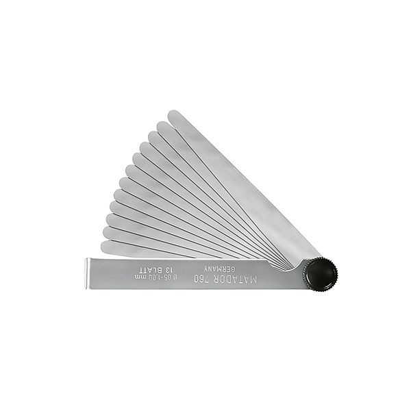MATADOR voelermaatjes, 100 mm plaat, 13 x 0,05 - 1,00, 0760 0002