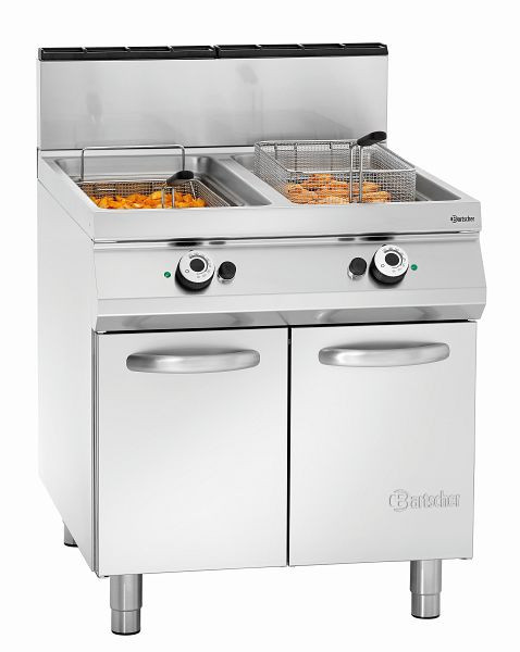 Bartscher vrijstaande gasfriteuse, 2 bakken, 2959521