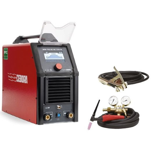 ELMAG professionele TIG AC-DC lasomvormer 'PFC', WIN TIG 'AC-DC' 230 M - ECO SET zonder stalen fles, 55932