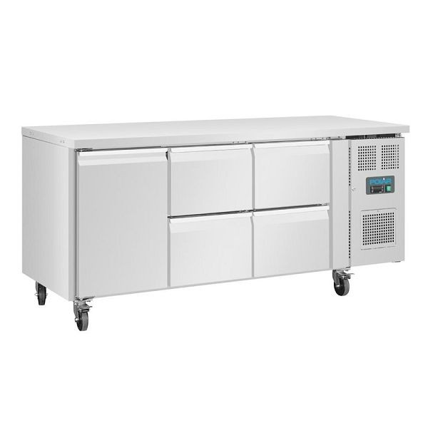 Polar U-serie 1-deurs koelkast met 4 lades, 358 liter, UA020
