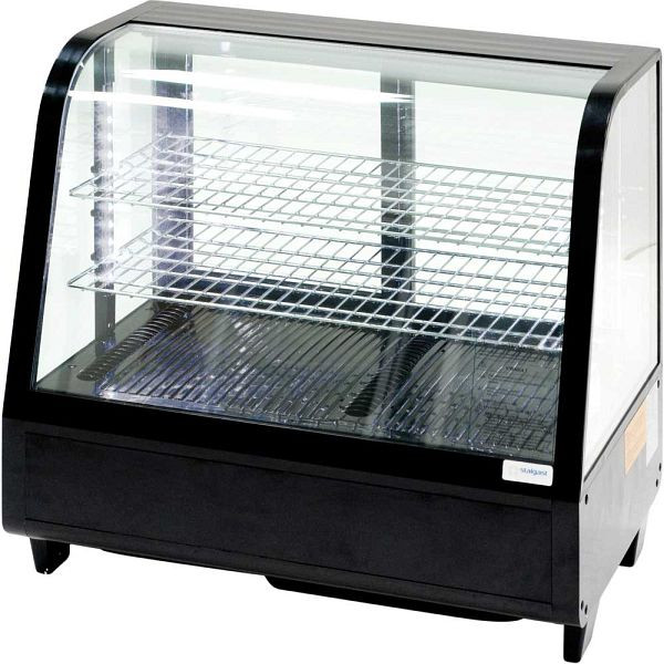 Stalgast koude toonbank met led-verlichting, 100 liter, zwart, afmetingen 682 x 450 x 675 mm (bxdxh), KT0602100