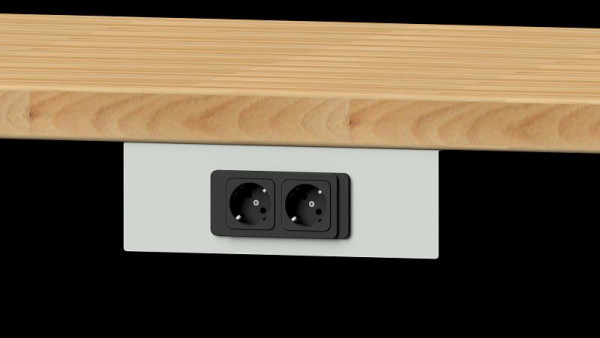 ANKE werkbanken houderplaat voor energiemodule, 300 x 100 x 42 mm, 900.075