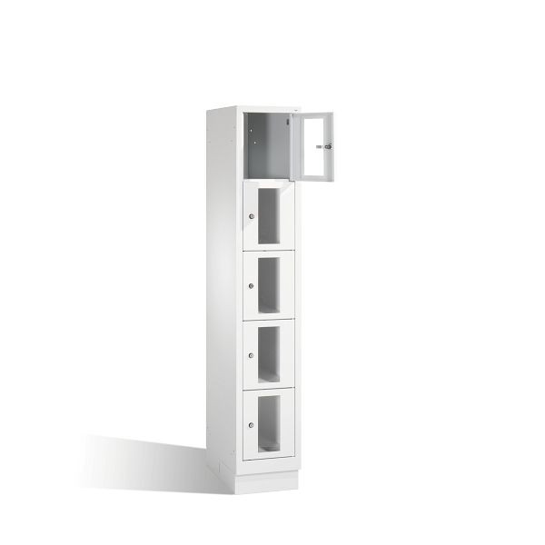 C+P lockerkast Classic, H1800xB320xD500mm, kleur: lichtgrijs, 8020A105 S10000