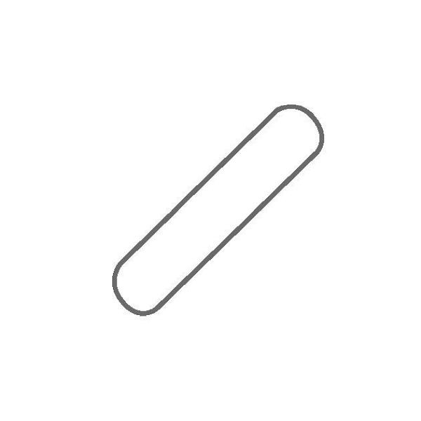 IKA magnetische roerstaafjes, rond, glas, 25 x 6 mm, FLON® Glas 25 Set, VE: 5 stuks, ronde magneetstaven, 0004492200