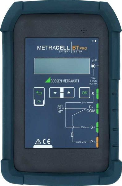 Gossen Metrawatt draagbare batterijtester, inclusief accessoires en koffer METRACELL BT PRO, B100B