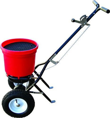 MMXX strooiwagen Profi, 25 L met luchtwielen, ronde bak, 55034