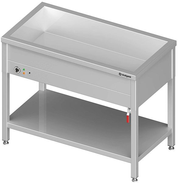 Stalgast Bain-Marie Standgerät mit einem Becken für 3x GN1/1085x600x850 mm, VBM11602