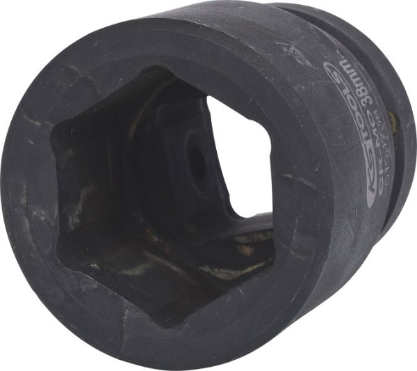 KS Tools 1" slagdop, zeskant, kort, 38 mm, 515.1738