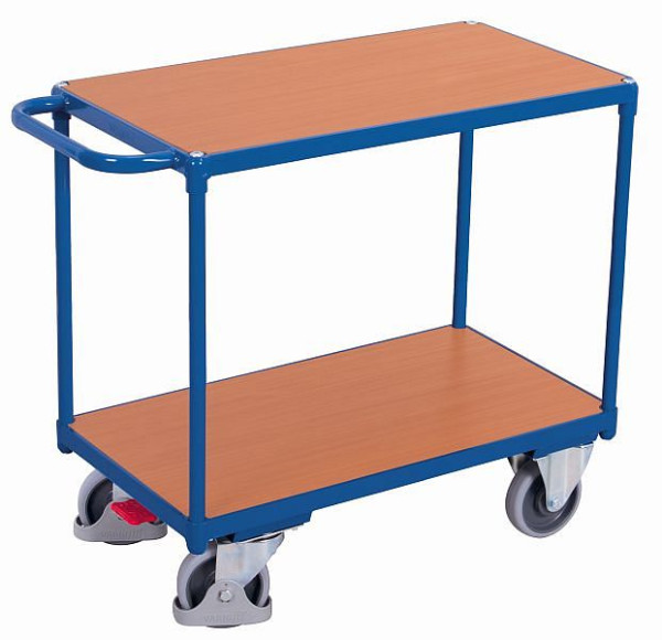 VARIOfit zware tafelwagen met 2 laadvlakken, buitenafmetingen: 1.040 x 500 x 880 mm (BxDxH), sw-500.504