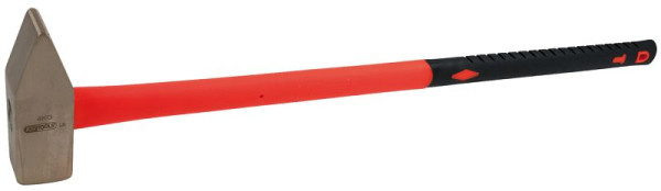 KS Tools BRONZEplus voorhamer 3000 g, met glasvezelsteel, 963.2040