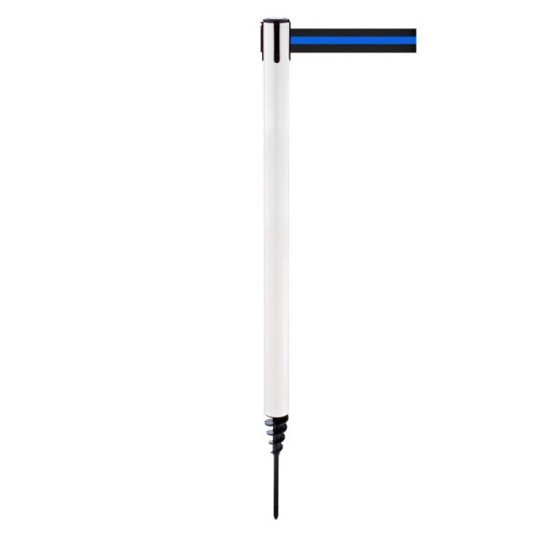 Stein HGS HGS personengeleidingssysteem -P-Line Outside-, wit, zwart/blauw/zwart horizontaal (gestreept), met riemeindstuk (standaard), 37690-0701