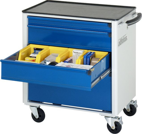 RAU gereedschapswagen serie adlatus model 7310, B700 x D500 x H795 mm, inclusief metalen steun, 02-7310.11