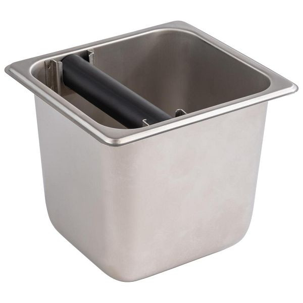 APS GN knock-off container 1/6, knock-off container, RVS, 17,6 x 16,2 cm, hoogte 15 cm, 2,4 liter, antislipbodem, 81611