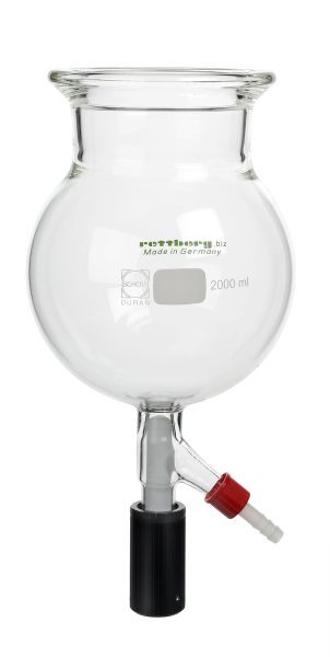 Rettberg reactievat, 20000 ml, DN 200, met groef, bolvormig, bodemafvoerklep, 134212791