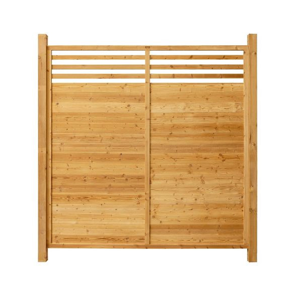 HOME DELUXE houten privacyhek SOMA - 4x elementen + 5x palen, 50048