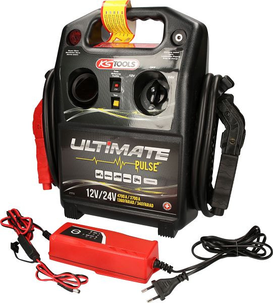 KS Tools 12V/24V condensatorbooster - mobiele starthulp 4700A/3700A, 550.1850