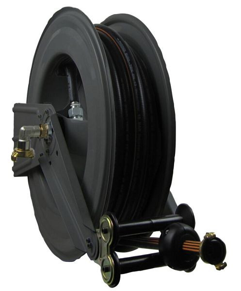 Ebinger slanghaspel OSM 510, max. 20bar / 90 ° C, 20m - 5/8 rubberen slang RT, 1.510.105