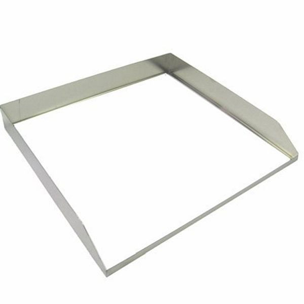 Gastro-Inox spatscherm voor grillplaat 60cm breed, 160.542