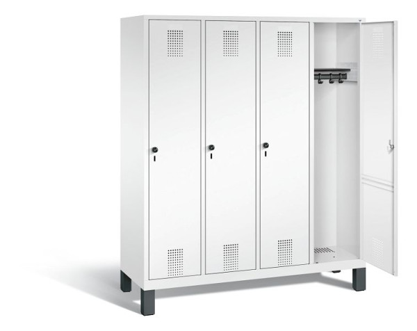 C+P Evolo locker, H1850xB1590xD500mm, kleur: verkeerswit, 48010-42 S10201