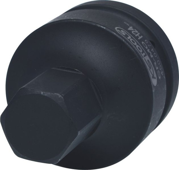 KS Tools Slag-bitdop 1", binnenzeskant, kort, 24 mm, 450.0479