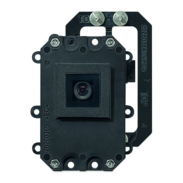 TCS inbouwcamera voor horizontale montage achter inbouw frontpanelen of brievenbussystemen inclusief beugel, FVK2202-0300