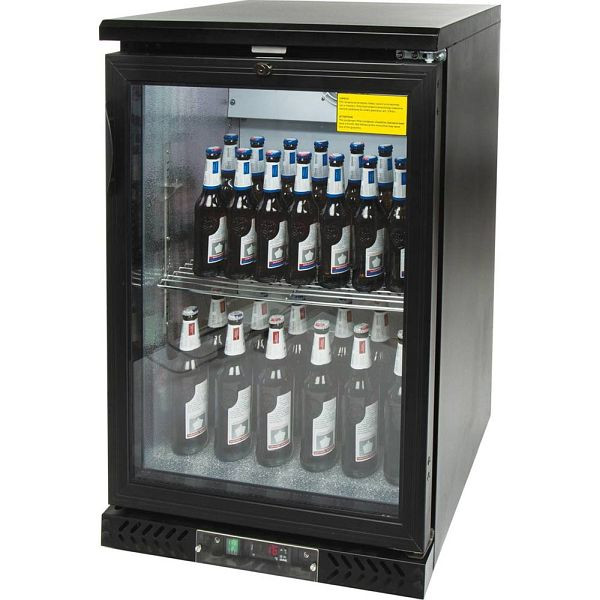 Stalgast Bar Display Cooler, 140 liter, een vleugeldeur, 600 x 530 x 870 mm (BxDxH), BE1401150