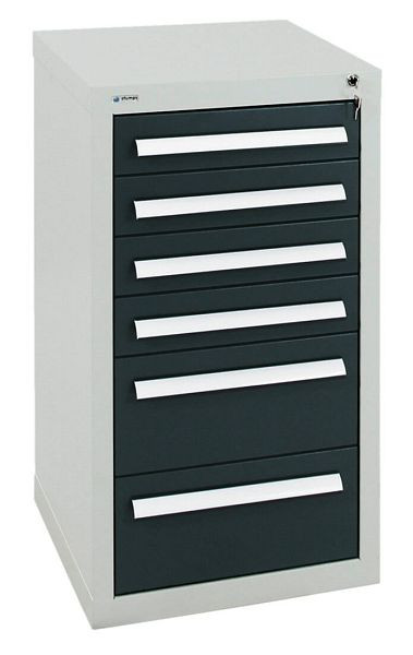 stumpf ladekast serie T-100 / 35-1, RAL 7035/7016, 6 laden (4x100, 2x200mm), 8151571