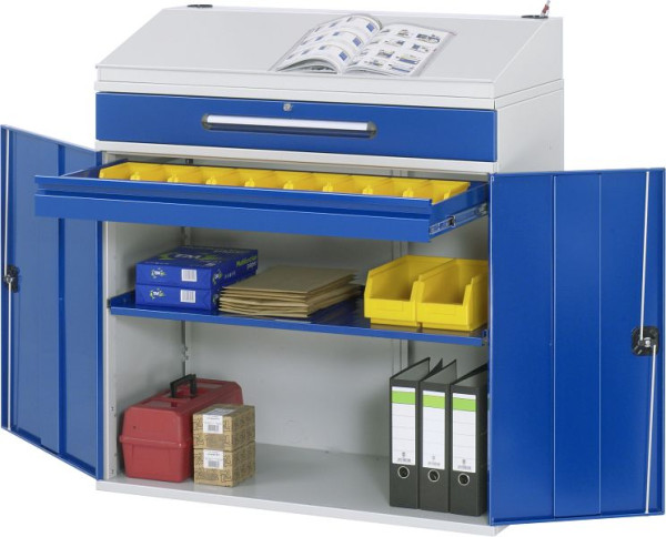 RAU zijkast sta bureau - model 03, B1100 x D520 x H1110/1220 mm, 07-1100-M03.11