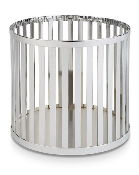 APS buffetstandaard -APS PLUS-, Ø 21 cm, hoogte: 20 cm, metaal, verchroomd, -MANDEN-, 15332